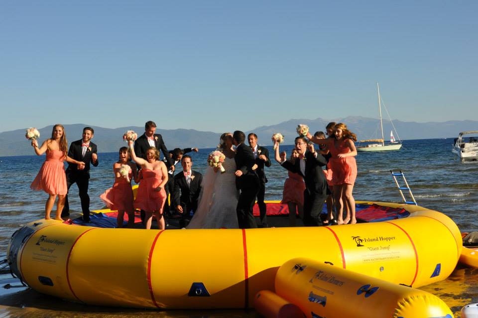 wedding on lake tahoe at mourelatos beachfront resort
