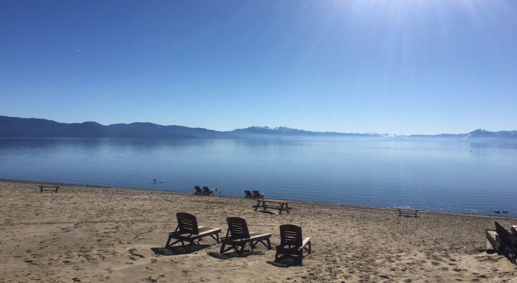 The Beach at our Lake Tahoe Resort